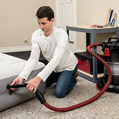 Bissell 6 Gallon Red Stainless Steel Wet and Dry Auto Vacuum