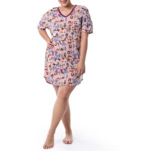 Wrangler Women's and Women's Plus V-Neck Nightgown - 1 of 4