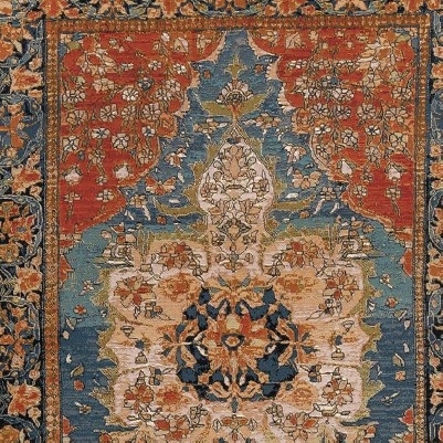 navy blue and rust red