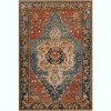 Unique Loom Outdoor Traditional Area Rug (Navy Blue and Rust Red) - 3 of 4