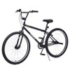 Gulches 26 Inch Freestyle Bike for Teens Ages 14 Plus Boys Girls Steel Frame Single Speed 2 Pegs Aluminum Rims Dual Brakes black - 2 of 4