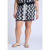 ELOQUII Women's Plus Size Crochet Knitted Short - 3 of 4
