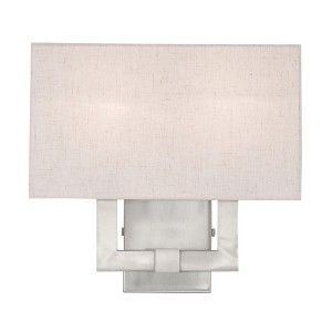 Livex Lighting Meridian 2 - Light Wall Light in  Brushed Nickel - 1 of 4