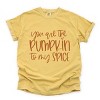Simply Sage Market You Are The Pumpkin To My Spice Garment Dyed Tee - 2XL - Mustard - 2 of 4