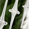 14.75"H  9.75"H and 7.5"H Sullivans Glass Icicle Ornament - Set of 3  Clear Christmas Ornaments - 2 of 2