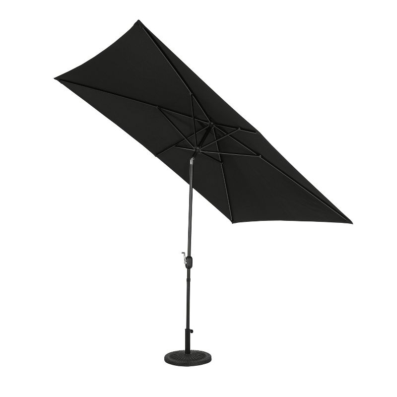 Island Umbrella 10&#39; x 6.5&#39; Rectangular Bimini Market Patio Umbrella Black, 4 of 11