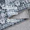 Machine Washable Area Rug, Soft Boho Vintage Distressed Carpet, Low Pile Rug with Non-Slip Backing for Living Room & Bedroom - 3 of 4
