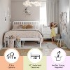 Buzz & Bloom Platform Bed Frame with Wood Slat Headboard and Foundation - 4 of 4