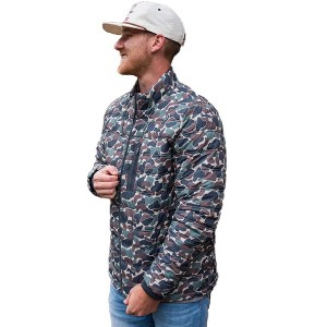 Burlebo Men's Horizontal Quilted Insulated Puffer Jacket - 1 of 2