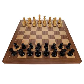 Bobby Fischer Ultimate Chess Set with Wooden Board 20.75 in., 3.75 in. King