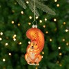 Northlight Squirrel Hanging Glass Christmas Ornament - 4" - 2 of 4