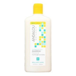 Andalou Naturals Sunflower and Citrus Brilliant Shine Shampoo - 11.5 oz - 1 of 4