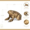 Cheung's Verdor Golden Frog Cast Iron Decor - 2 of 4