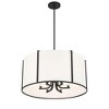 Crystorama Lighting Carlyn 6 - Light Pendant in  Black - 3 of 4