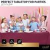 Plastic Tablecloth Disposable, Tablecloths for Rectangle Tables 54 inch. x 108 inch. Fits Tables Up to 8 Feet, Table Cloth for Party - SparkSettings - 2 of 4
