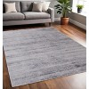 HomeRoots 5' X 8' Gray Ivory And Taupe Area Rug - 2 of 4