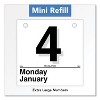 Today Is Daily Wall Calendar Refill, 6 x 6, White Sheets, 12-Month (Jan to Dec): 2026 - 3 of 4