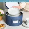 Hard Shell China Storage Containers - Set Moving Boxes for Dinnerware, Glasses, Plates, Mugs and Saucers -  Service for 12 - 2 of 4
