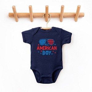 The Juniper Shop All American Boy Sunglasses Baby Bodysuit - 1 of 2