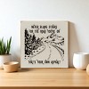 Slickblue Funny Road Quote Wood Sign – Rustic Humor Decor for Wall or Shelf – 7x7 Inches, 10 Color Options - 3 of 3