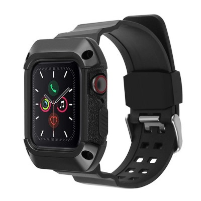 Insten Watch Band With Rugged Bumper Case For Apple Watch