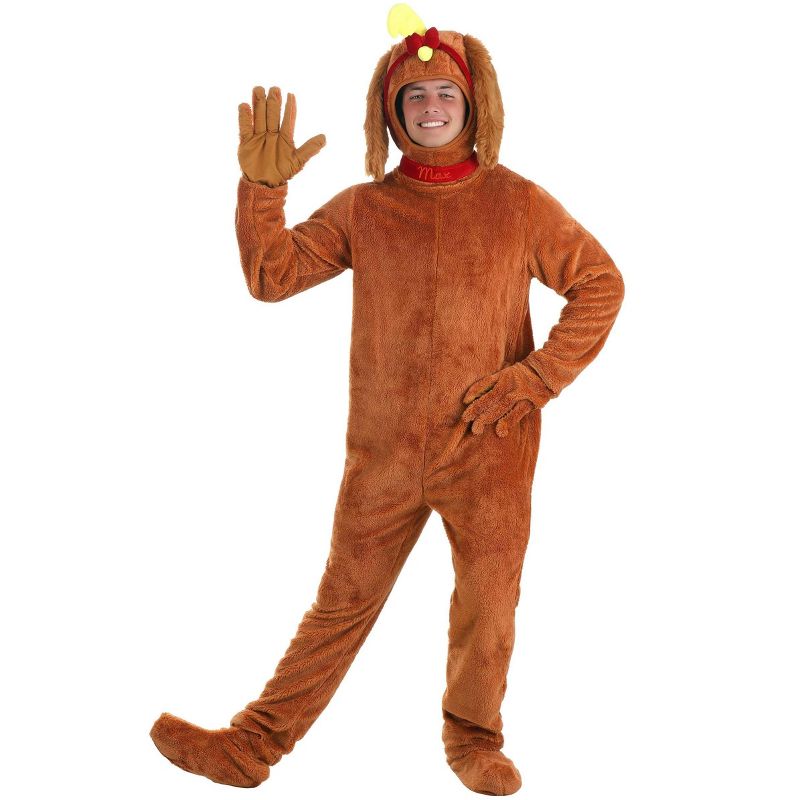 HalloweenCostumes.com Dr. Seuss The Grinch Max Costume for Adults, 1 of 8