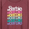 Women's - Barbie - Easter Lightweight French Terry Wide Neck Long Sleeve Shirt - 2 of 4