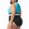 Beach House Sport Plus Size Aspire Ribbed One Piece Swimsuit - image 2 of 2