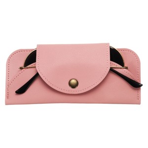 Unique Bargains PU Leather Eyeglass Case with Magnetic Snap 3" x 6.6" - 1 of 4