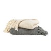 Slub-Yarn Throw Blanket With Fringe Trim 50" x 60" - Becky Cameron - 2 of 4
