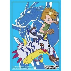 Bandai Digimon Trading Card Supplies - Deck Sleeves - MATT & GABUMON (60 Sleeves) - 1 of 1