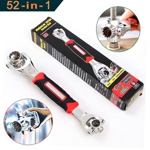 Paaaawaters 52 in 1 Socket Wrench 360 Degree Revolving Multi Tool Wrenches，1PACK - 1 of 4
