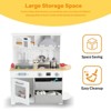 Play Kitchen for Kids, Wooden Kids Play Kitchen Playset Chef Pretend Play Set for Toddlers Boys Gift Ages 3+ - 4 of 4