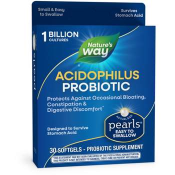 Nature's Way Probiotic Pearls Acidophilus Softgel - 30ct