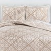Collections Etc Jacquard Patterned Sham - 2 of 3