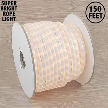Novelty Lights Incandescent Rope Light Spool, 1/2" Diameter,  Customizable, 150 Feet