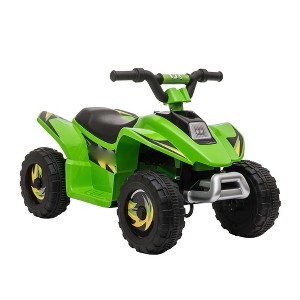 Resenkos Electric Ride-on Car,6V Kids ATV 4-Wheeler Ride on Car, Electric Motorized Quad Battery Powered Vehicle, Green - 1 of 4