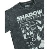 Seven Times Six Sonic The Hedgehog T-Shirt Mens Shadow Acid Wash Short Sleeve Top Grey - 4 of 4