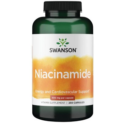 Swanson Vitamin B Niacinamide 500 Mg Capsule 250ct : Target