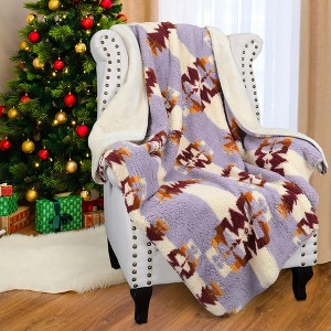 Catalonia Super Soft Fuzzy Fleece Throw Blanket, Cozy Fluffy Fleece Blanket for Couch Bed Home Decor, Gift for Woman Man Kid, 50x60 Inches - 1 of 4