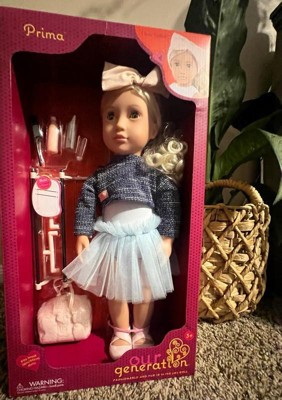 Our Generation 18 Sienna Doll in Ballet Outfit - EUC