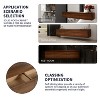 Bencmate Bathroom Storage Cabinets, Bathroom Vanity with Side Cabinet and 3 Soft Close System, Float Mounting Design, Brown, 58.7"*18.1"*15.8" - 4 of 4