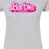 Women's - Barbie - Movie Logo Fitted Graphic T-Shirt - 2 of 3