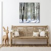 Courtside Market Snow forest 24x24 Gallery-Wrapped Canvas - 2 of 4