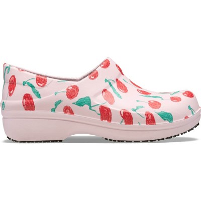 Crocs Womens NeriaPro II LiteRide Graphic Clogs Slip Resistant Work Shoes