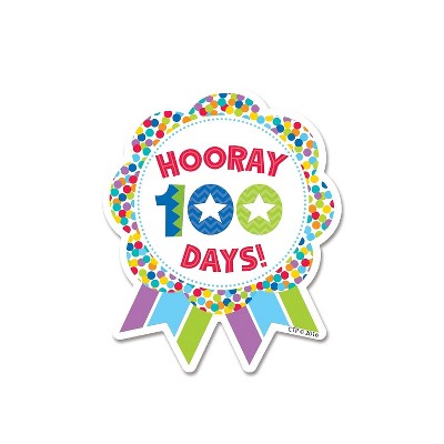 Creative Teaching Press Hooray 100 Days! Ribbon Reward Badge 36 ct. (CTP1800)