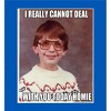 Nerd Meme I Cannot Deal Today Homie Men's Short Sleeve Tee - 2 of 2