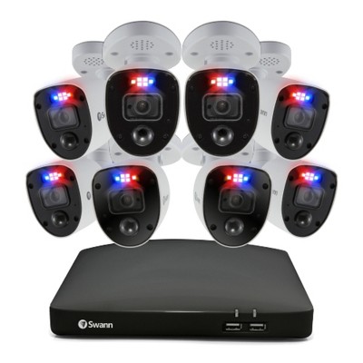 DVR8-5680 4K / 2TB / 8 x PRO-4KRL  4K SwannForce Cam with Flashing Lights Analog CCTV cameras