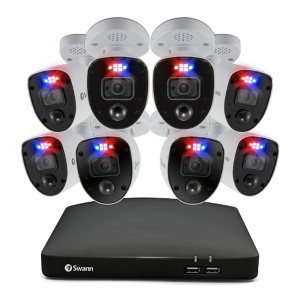 DVR8-5680 4K / 2TB / 8 x PRO-4KRL  4K SwannForce Cam with Flashing Lights Analog CCTV cameras - 1 of 2