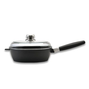 BergHOFF Scala Non-stick Cast Aluminum Saute Pan, Detachable Handle, Glass Lid - 1 of 4